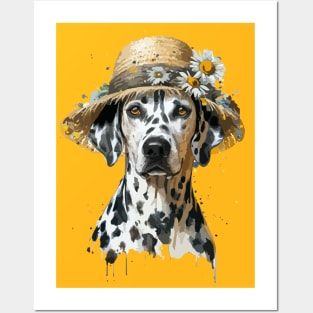 Dogs in Hats. Dalmatians Posters and Art